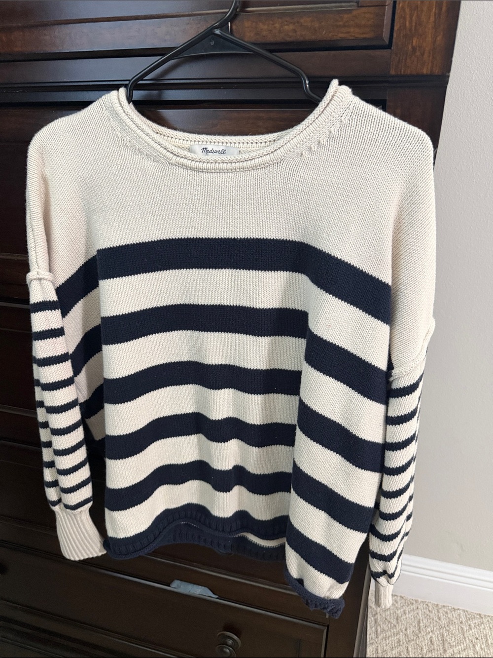 Madewell Striped Rollneck Sweater